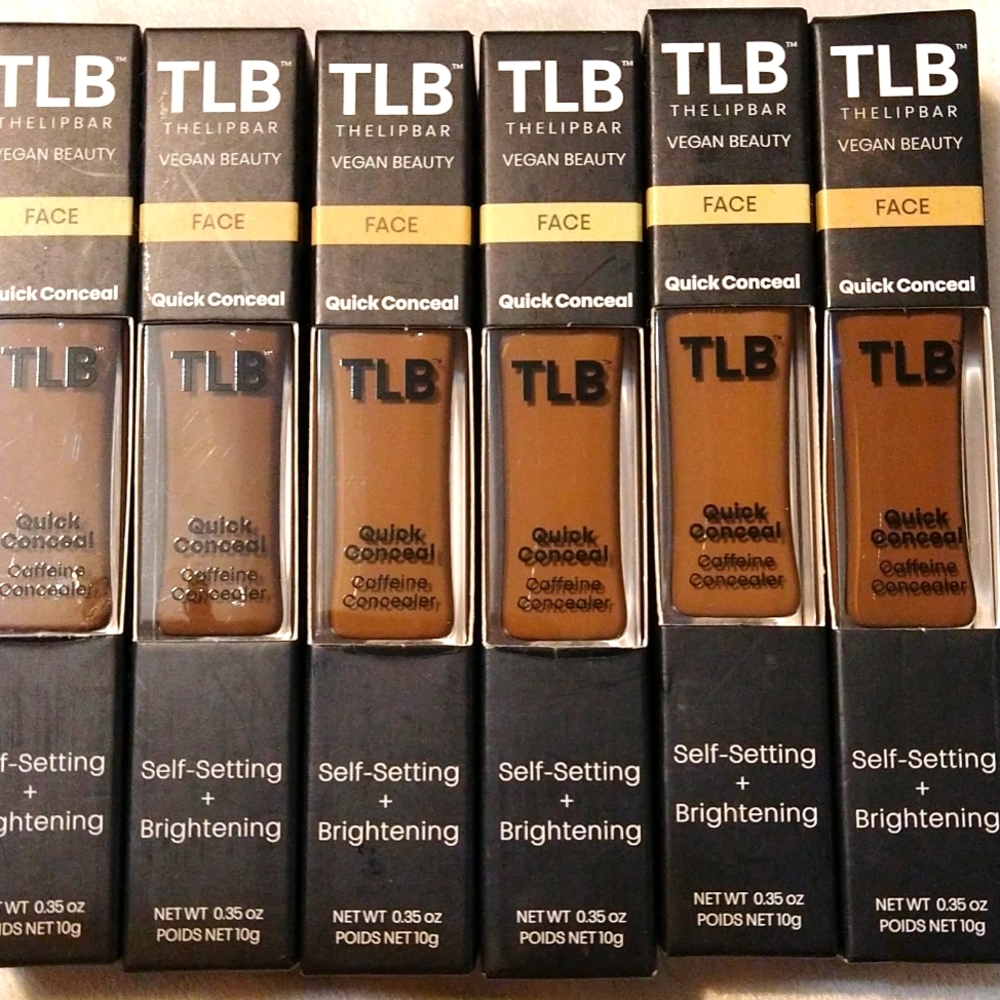 TLB  TLB Vegan Concealer Make Up - Ebony 600 Color & Mocha 500 Colors 2 Bottles
